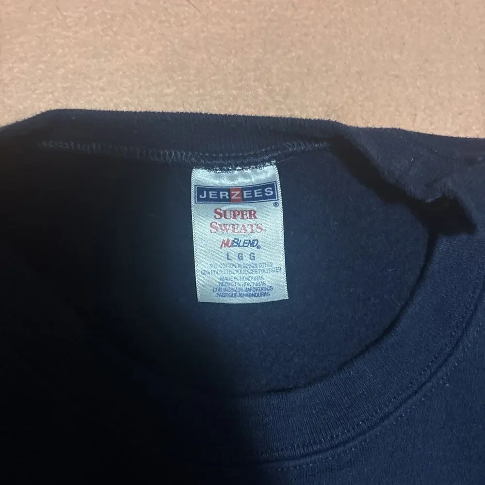 Vintage WSU Security Crewneck Navy Blue Size Large Jerzees Super Sweats